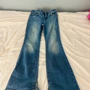 GAP girls flare jeans size 12 blue